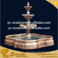 large garden decoration oriental Sunset Red Marble Fountain